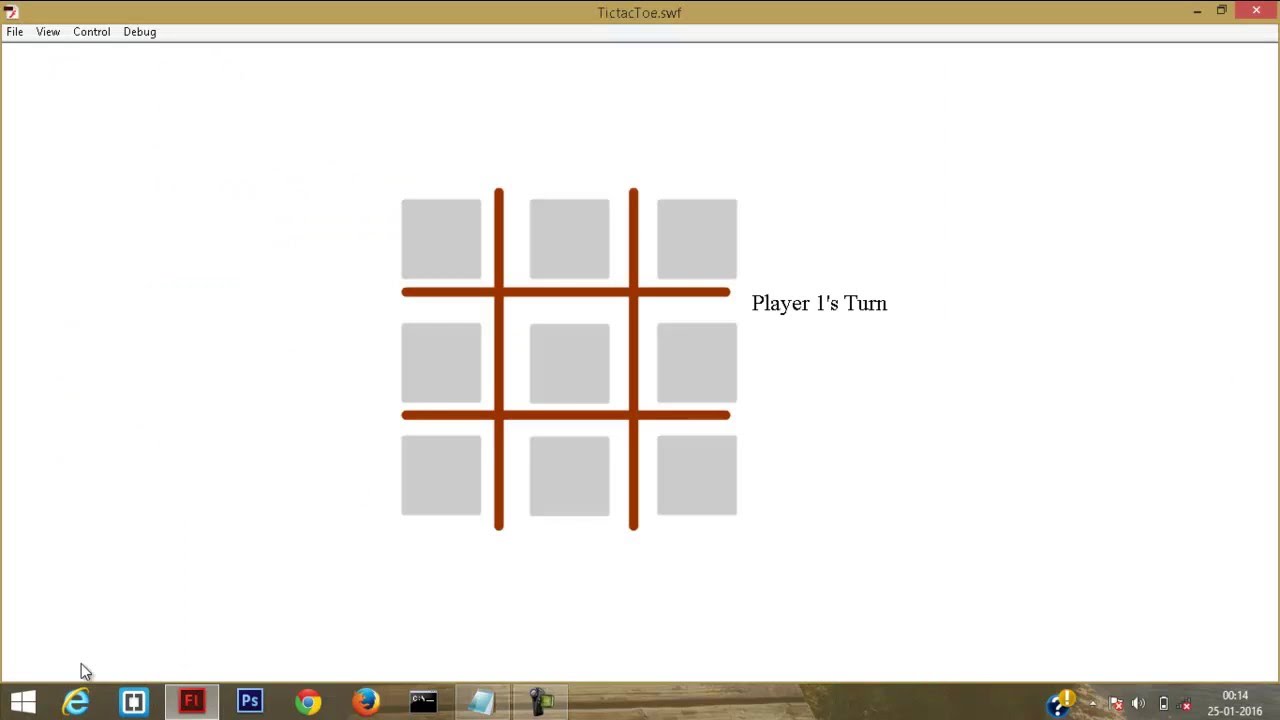 How to make a game like Tic Tac Toe in flash ( AS3 ) part 2
