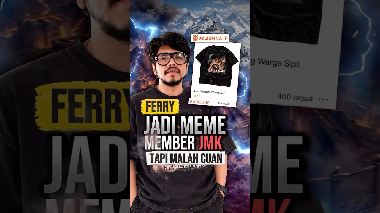 Ferry Irwandi Jadi Bahan Meme, Eh, Sama Dia Malah Jadi Cuan!