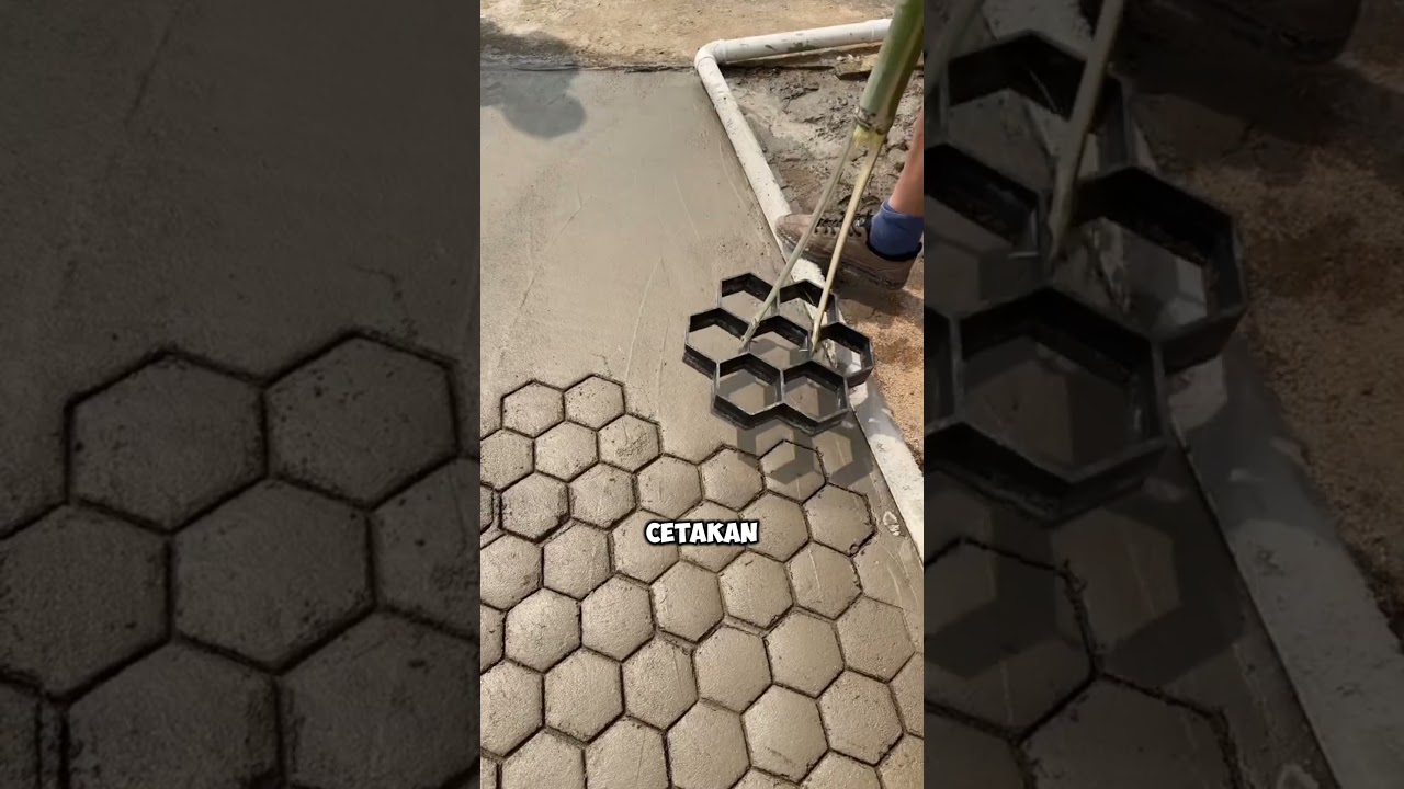 ide kreatif mencetak paving super cepat #unik #idekreatif