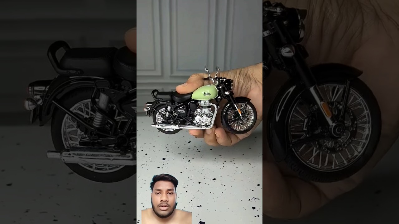 Royal Enfield Bullet 1:15 Scale Miniature | Unboxing & Fuel Tank Diecast Bike #shorts #bike #toys