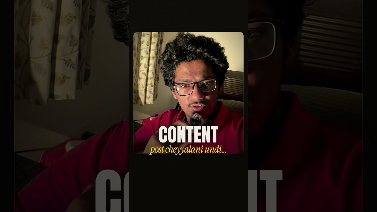 Content Ideas Leva? Idi Try Chey 🎥 #shorts