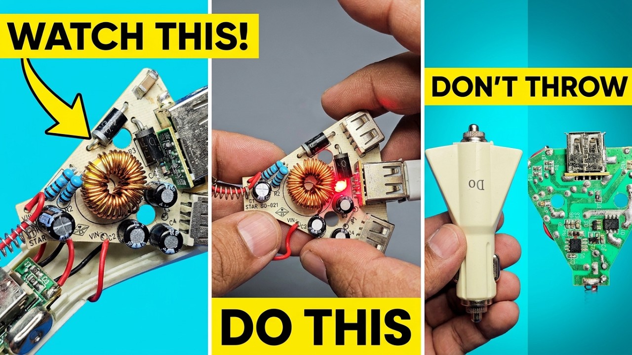 BEFORE THROWİNG AWAY YOUR OLD CAR PHONE CHARGERS, WATCH THİS VİDEO!