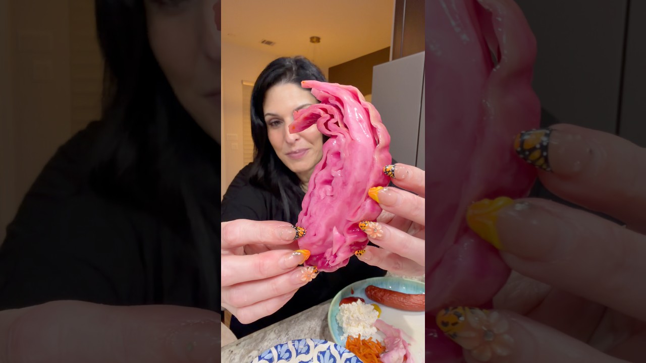 ⭐️MUKBANG⭐️ You guys were asking what we eat our pickled cabbage with #mukbang  #pickledcabbage