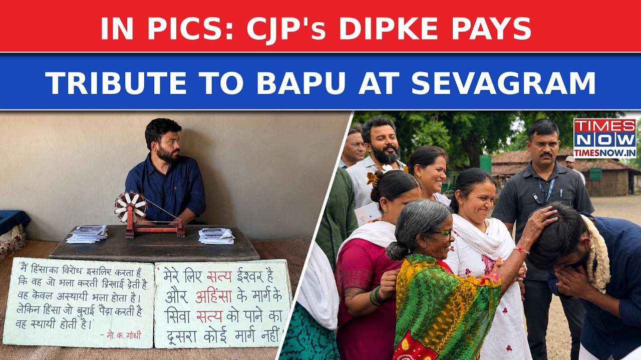 In Pics: CJP's Abhijeet Dipke Visits Sevagram, Remembers Bapu's Legacy Amid 'School Thik Karo' Drive
