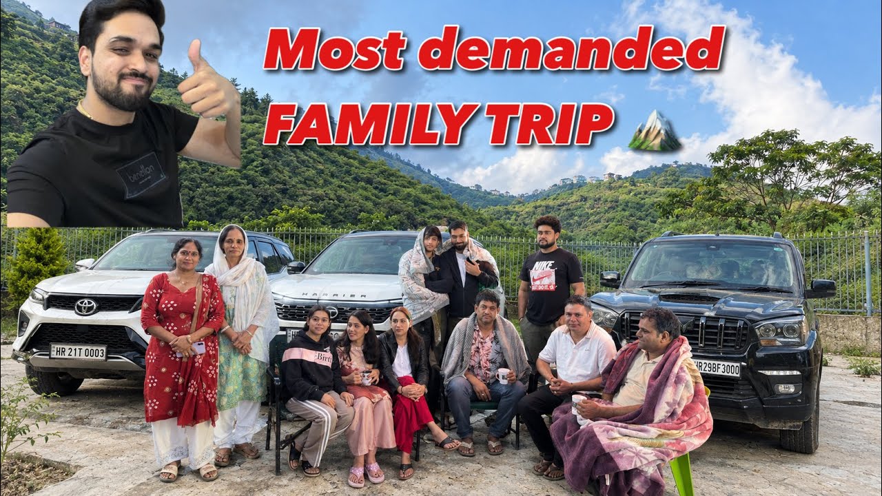 Chal diye 3 SUV’s leke🥳| Our most demanded FAMILY TRIP🤩|