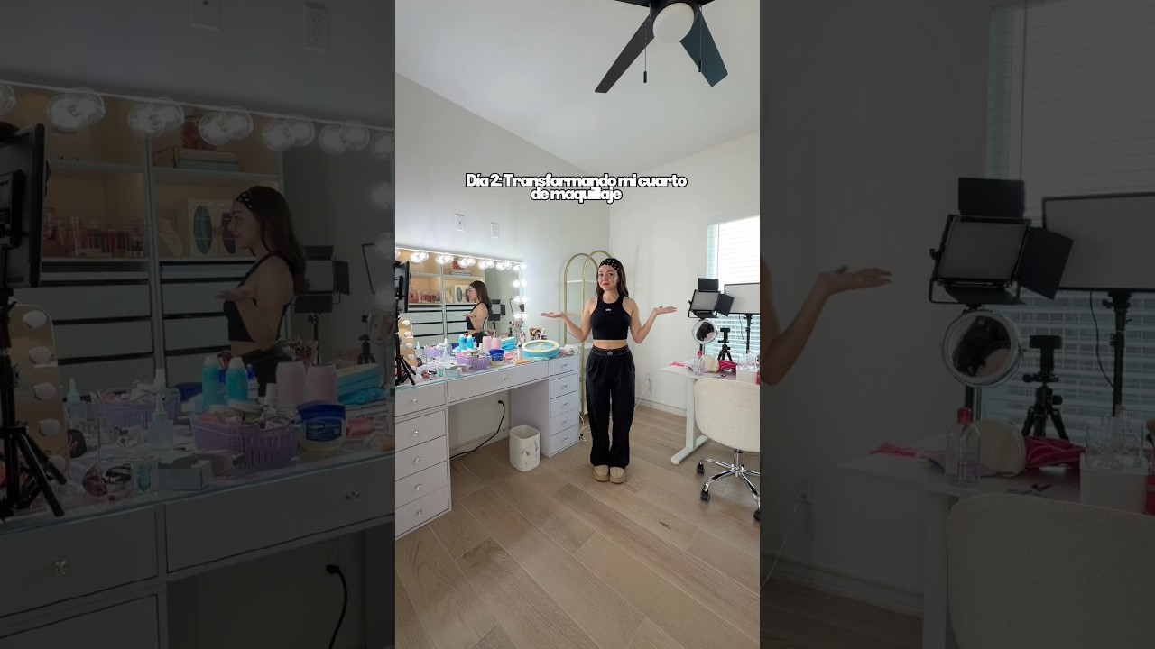 Dia 2: Transformando mi cuarto de maquillaje (Beauty Room Transformation) #roomdecor #beauty #room