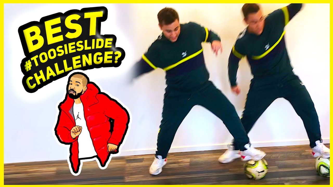Best Drake "Toosie Slide Challenge" Yet? 🕺⚽️
