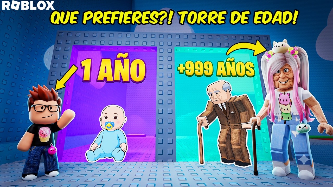 QUE PREFIERES?! TORRE DE EDAD! 👵👴Sobreviviremos A Todas Las Etapas Sin Ser Viejos!😮😵