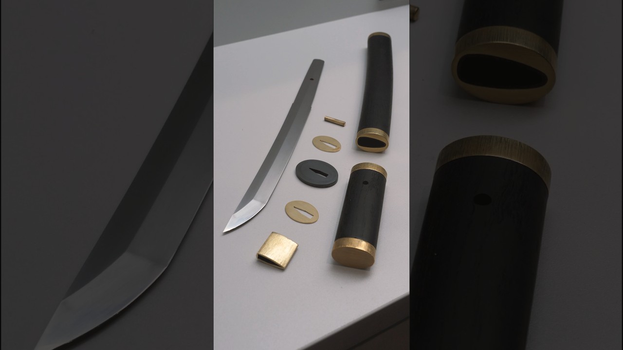 Assembling Black Tanto #shorts