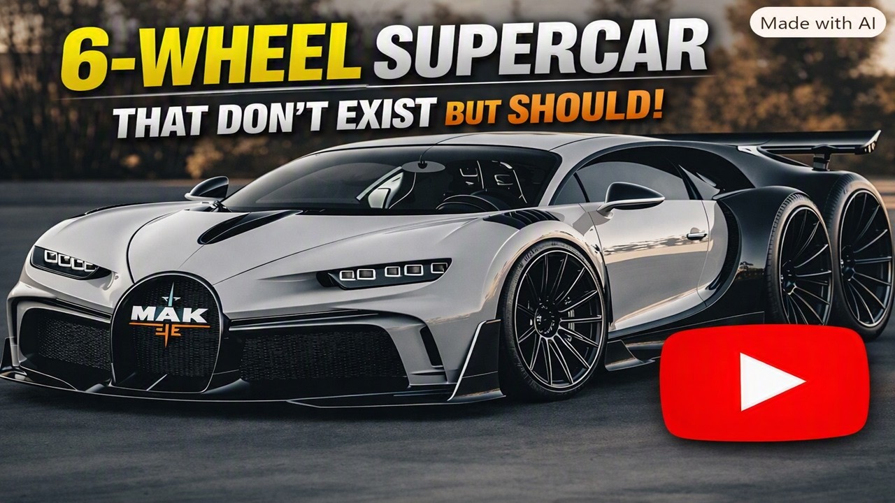 How This 6‑Wheel Supercar Breaks Every Rule of Speed | Car beyond imagination