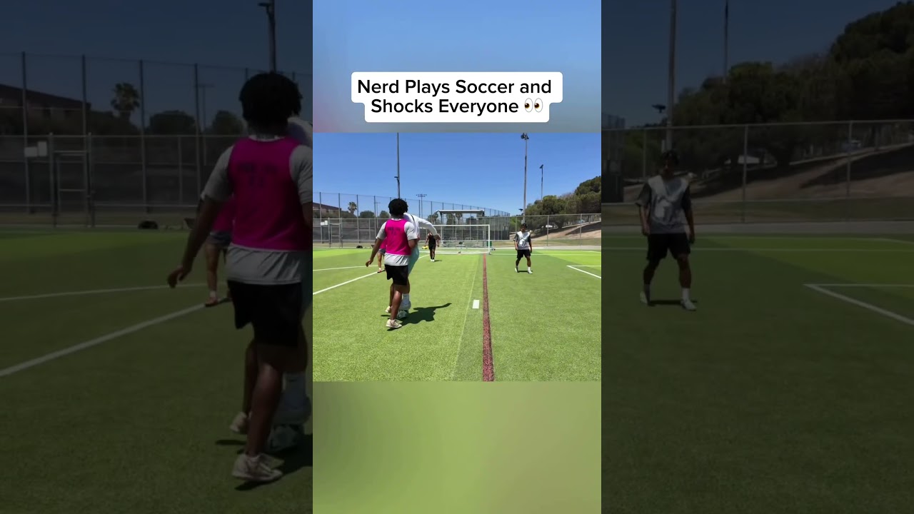Nerd Plays Soccer #soccer #football #skills