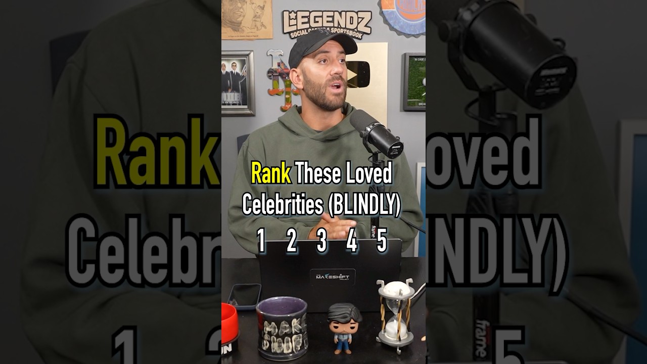 Rank These Loved Celebrities (BLINDLY) #shorts #celebrity #ranking #movies #music