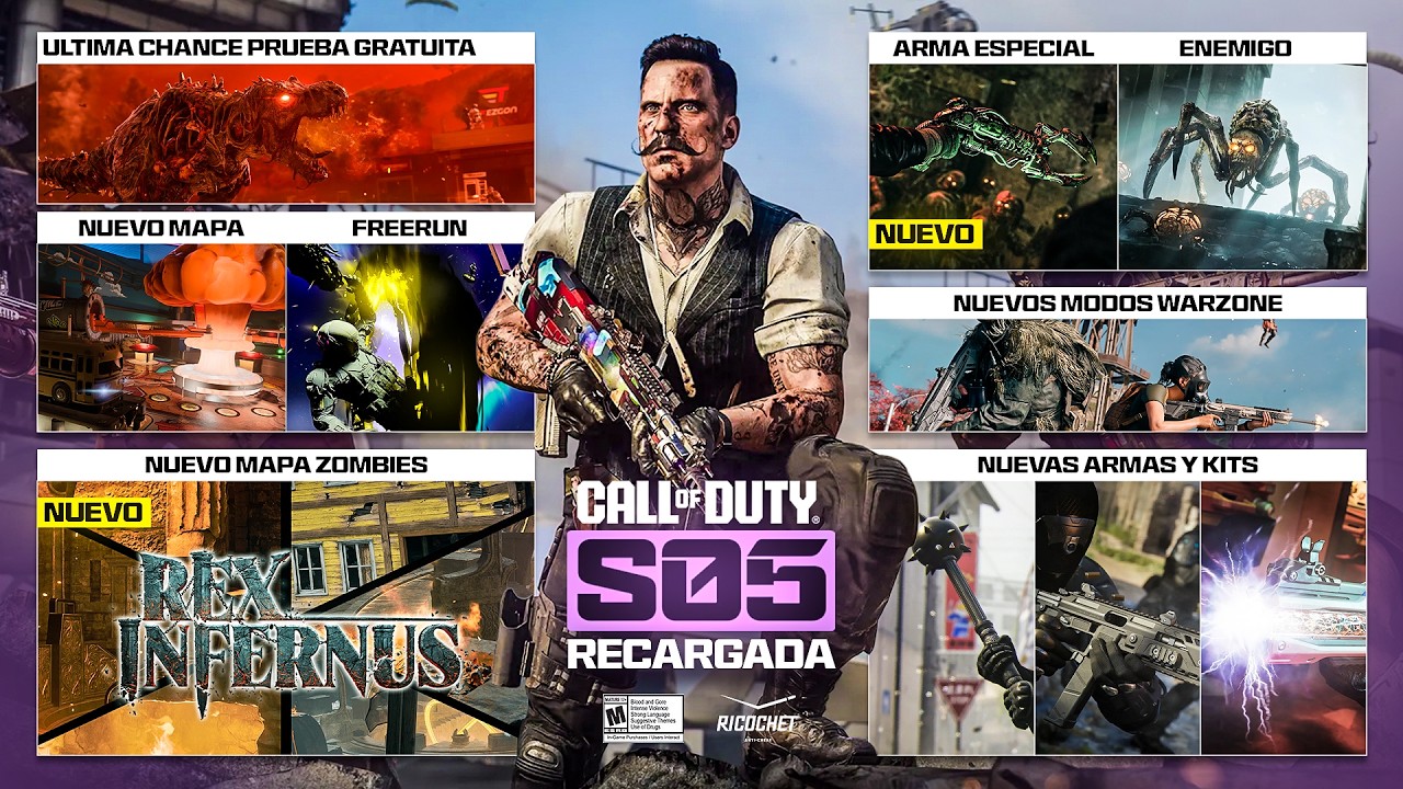 🔴 TEMPORADA 5 RECARGADA MAÑANA COD NEXT Y BETA MW4
