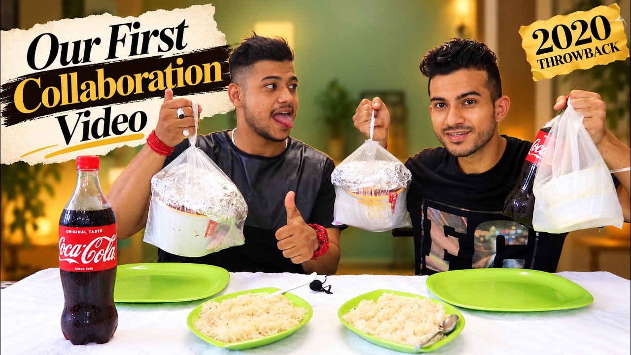 OUR FIRST COLLABORATION 🤯 2020 UNRELEASED MUKBANG FT @praveensalal