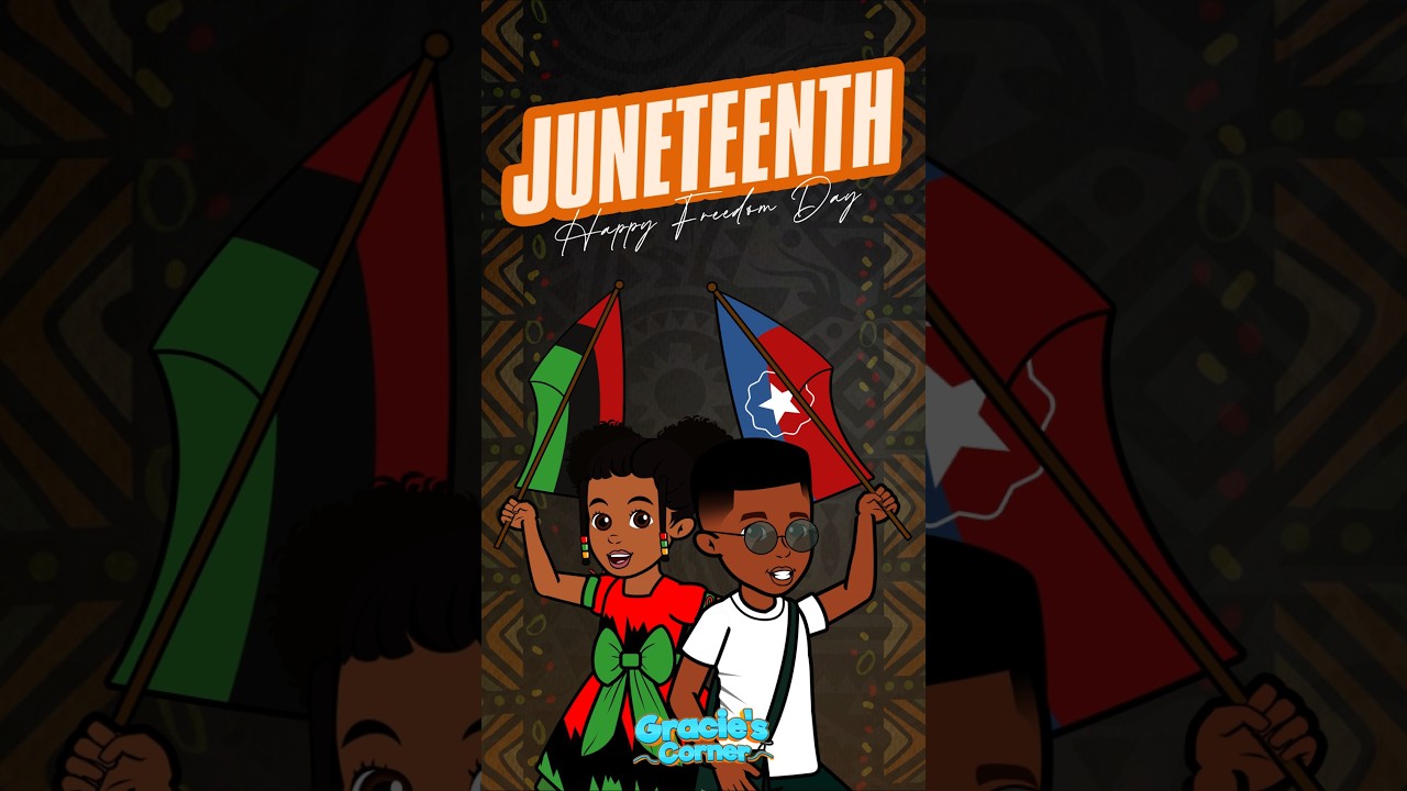 Happy Juneteenth from Gracie's Corner #shorts
