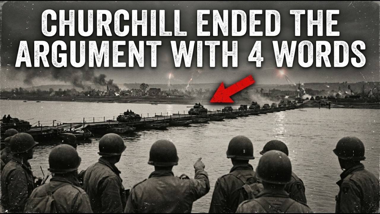 Patton Crossed the Rhine First — Churchill’s Shocking Reply to Montgomery’s Firing Demand