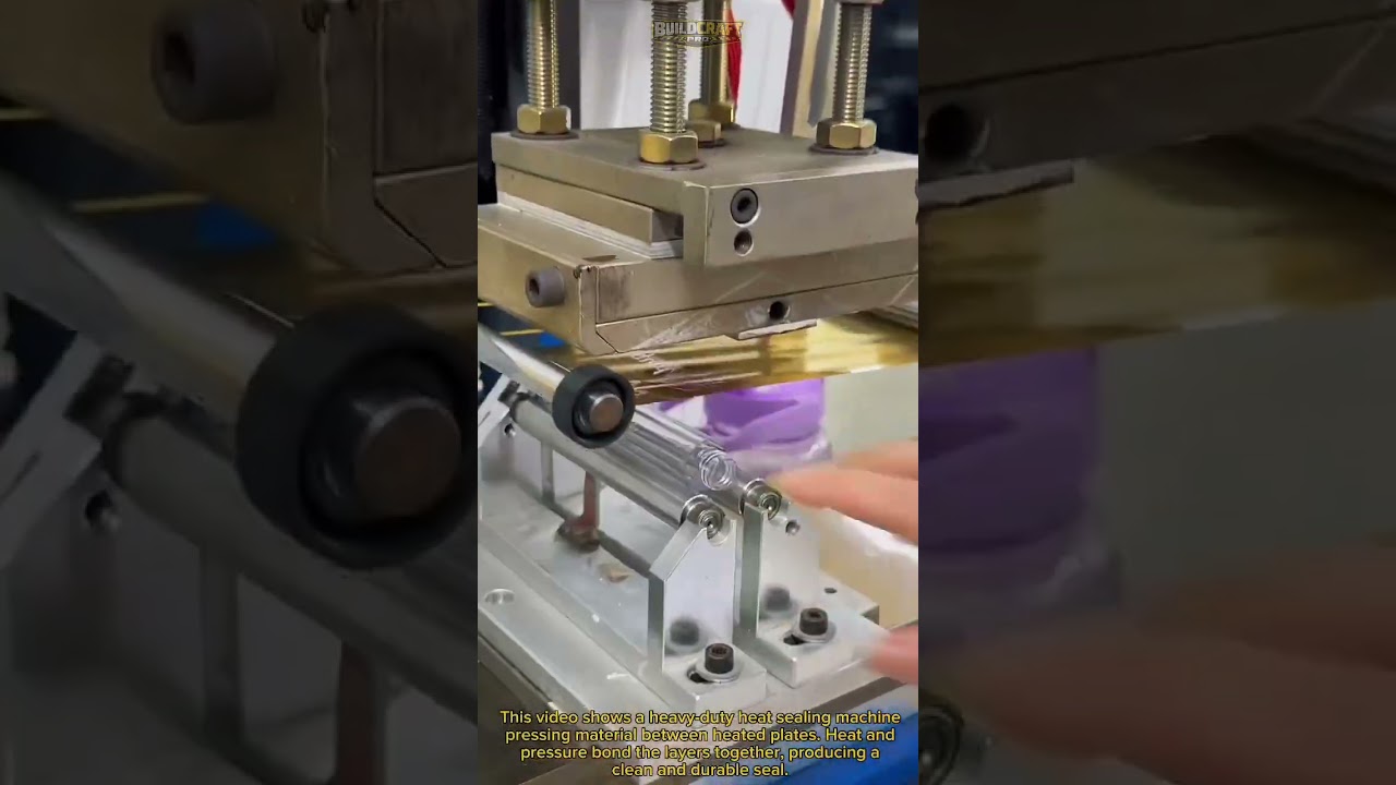 Industrial Heat Sealing Press: How It Bonds Packaging Fast #HeatSealer #Manufacturing #Tools Today!