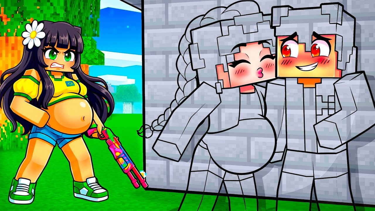 ¡MECCHA CHAMELEON en un Servidor de MINECRAFT de EMBARAZADAS!🦎