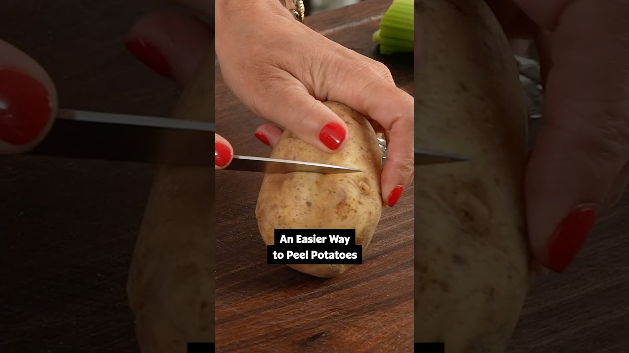 The Easiest Way to Peel Potatoes