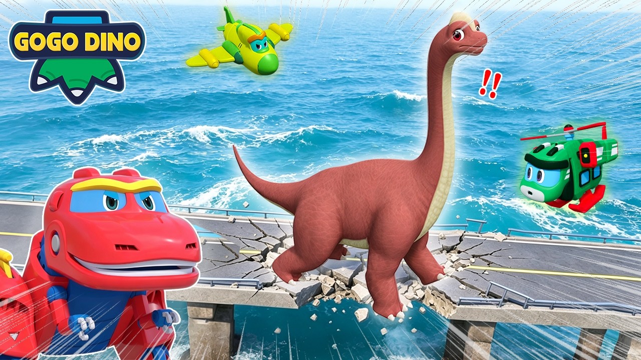 The Strongest Dinosaur🦖| GOGODINO | Cartoon for Kids Dinosaur | Best Compilation
