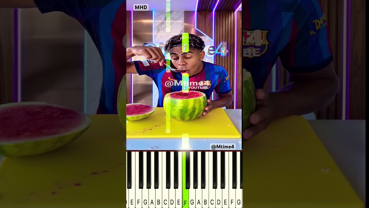 Haaland Wasn’t Ready for Yamal’s Ramen Solution 😂 - Piano #parody #football #haaland