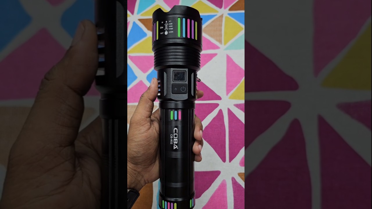 Coba CB-802 #torch #experiment #torchlight #review #unboxing #ledtorch #unboxingvideo #torchlight3