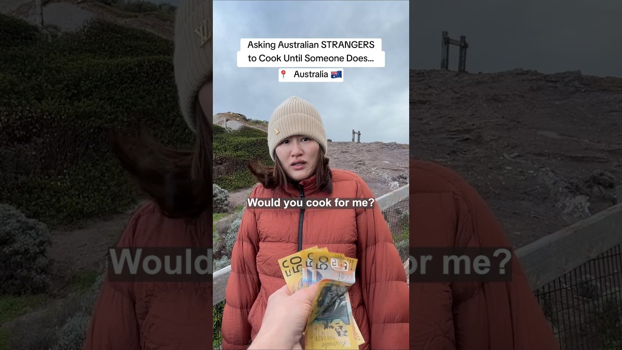 Asking Australian STRANGERS to Cook Until Someone Does... #cookingchallenge #cooking #australia