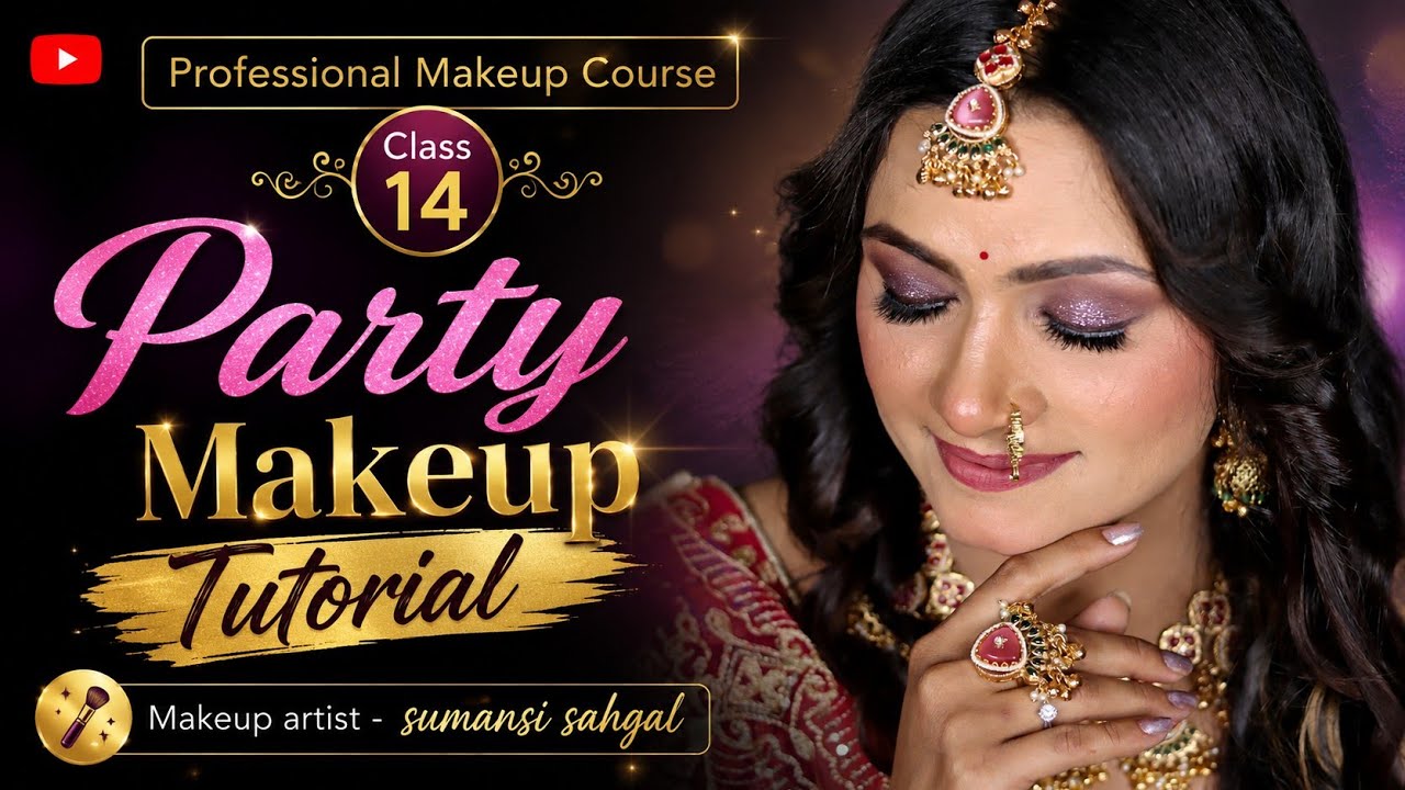 Party Makeup Tutorial Step By Step For Beginners || Wedding Guest Makeup || Sumansi Sahgal