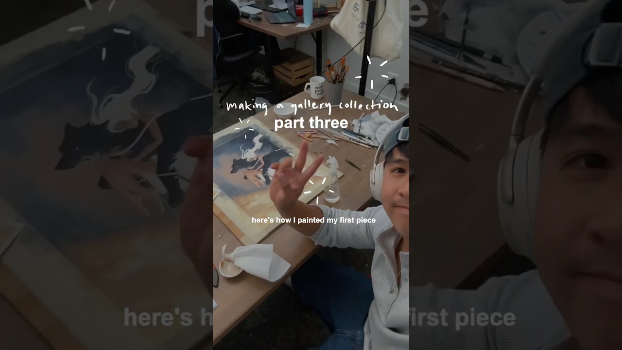Ep 3: How I Made my First Painting for my Art Exhibition