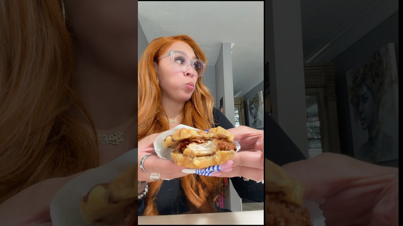 Trying the NEW Chick-fil-A Chicken & Waffle Sandwich + S’mores Drinks! 🧇🔥