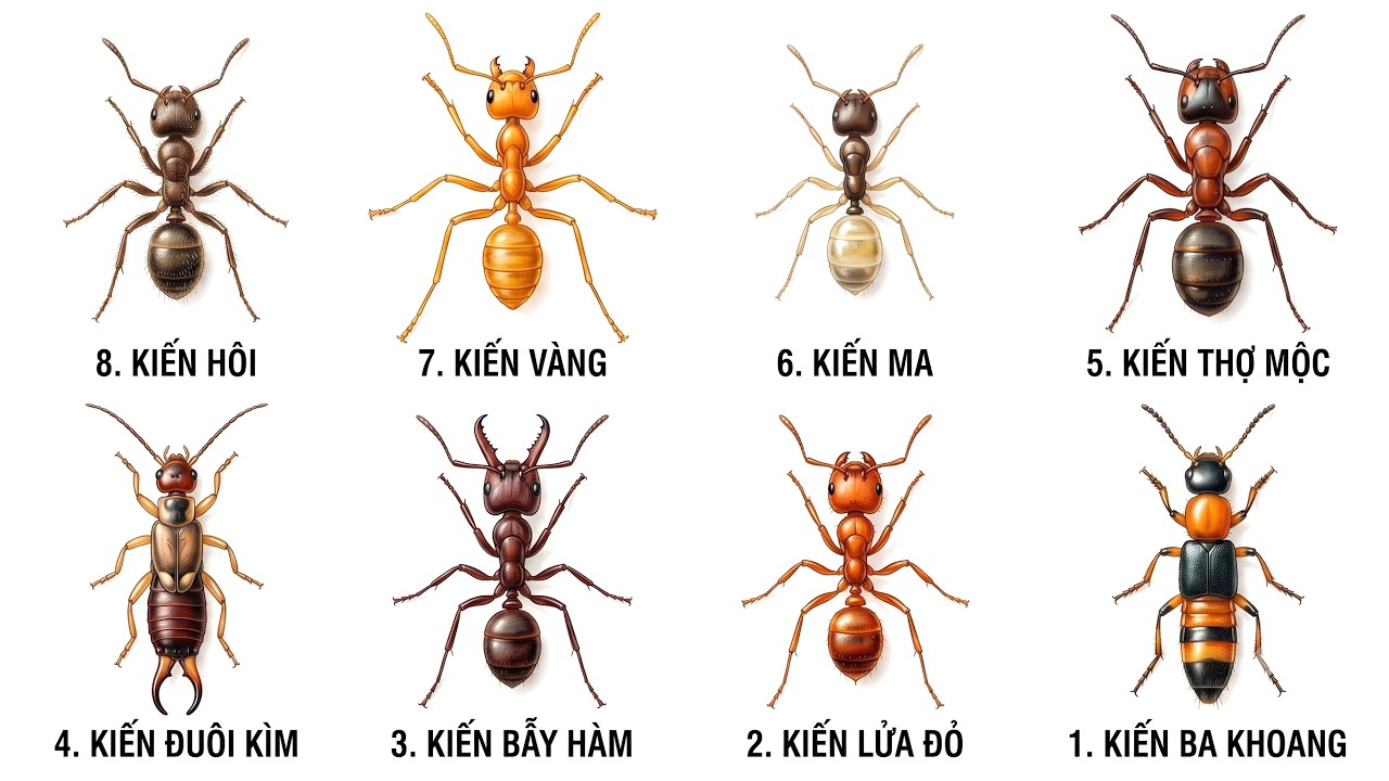 8 Loài Kiến Nguy Hiểm Nhất Bạn Gặp Mỗi Ngày !