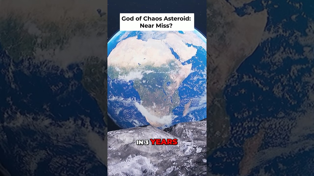 God of Chaos Asteroid: Close Call Incoming? #Shorts #Apophis #Asteroid #Space