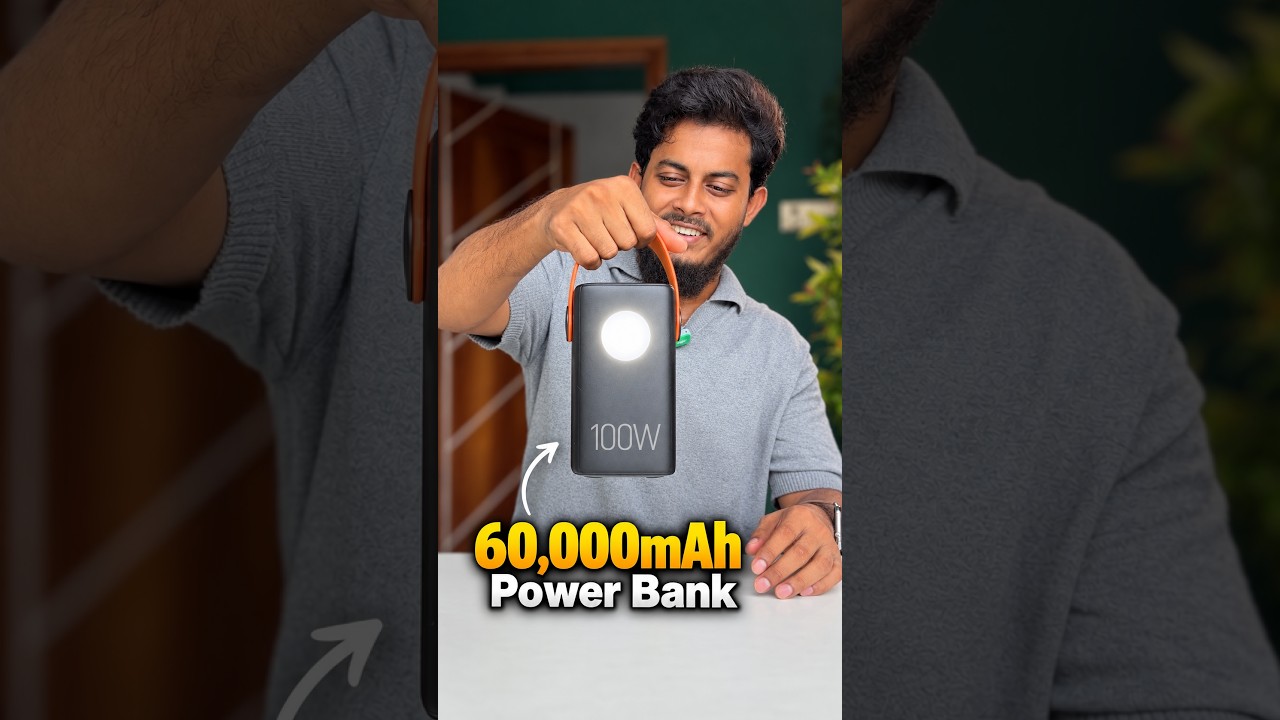 দেখেন 60,000mAh Powerbank এনেছি😬 #stuniquetech #hocodb160 #powerbank #100w #60000mah