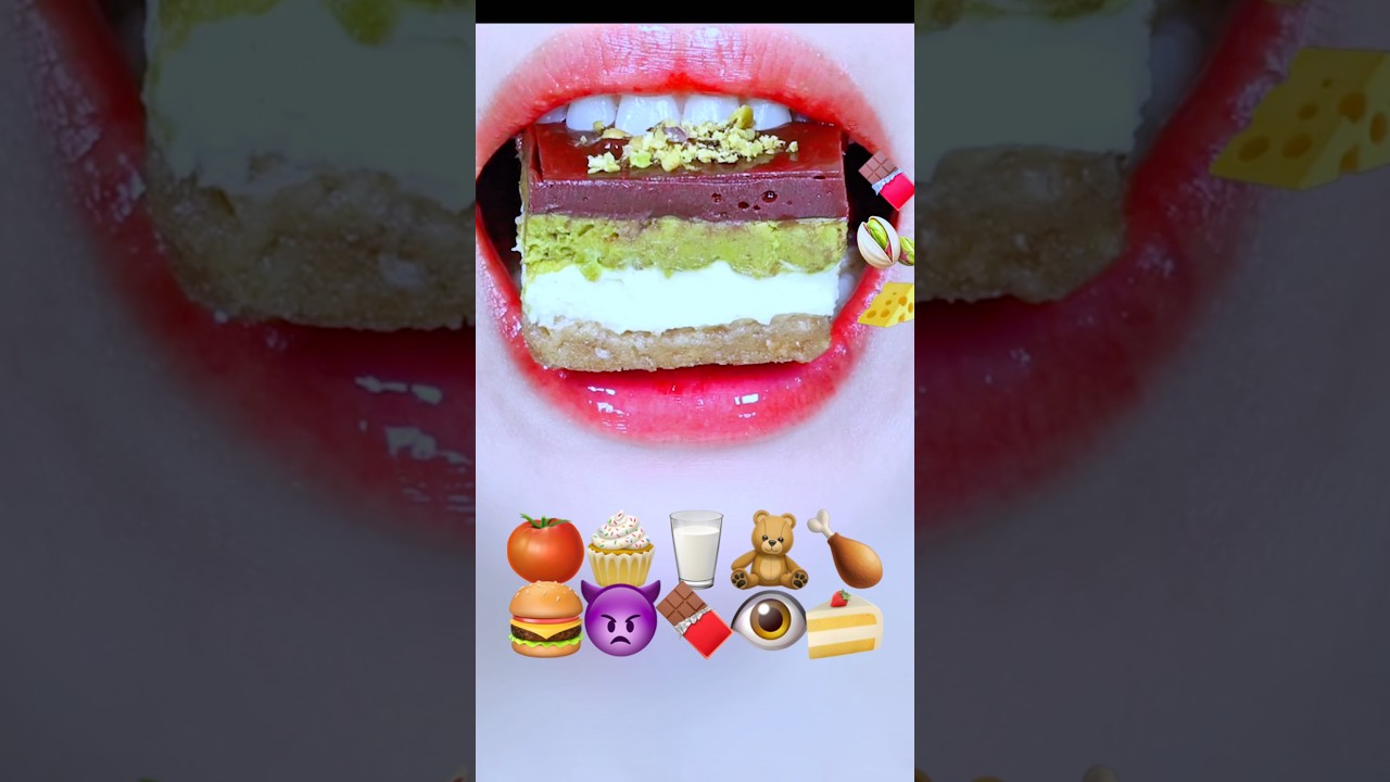 Asme emojifood | ​⁠@MoonASMR222 |sub💝#shorts #mukbang #asmr #food #yt #subscribe #tiktok #fyp