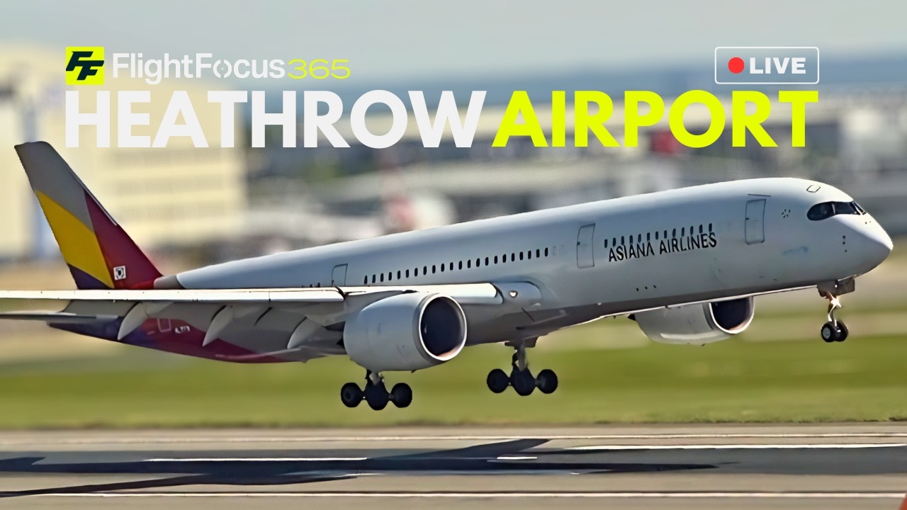Heathrow Airport Live -CROSSWIND Saturday 6th June 2026