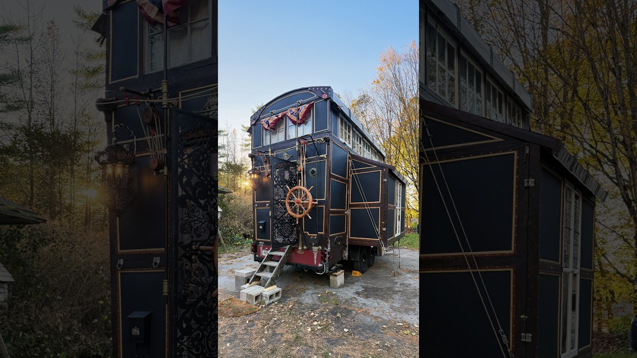Unbelievable Tiny Home Grows in Size?! #shorts