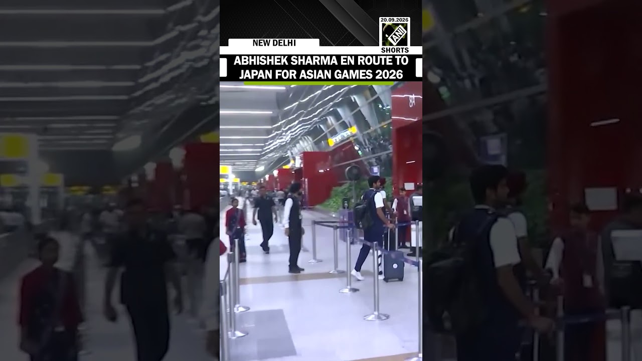 Indian cricketer Abhishek Sharma heads to Japan for bilateral series and Asian Games 2026