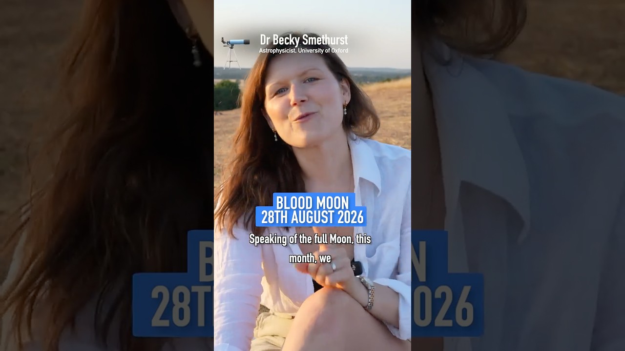 How to see the "Blood Moon" on 27th/28th August 2026 #shorts