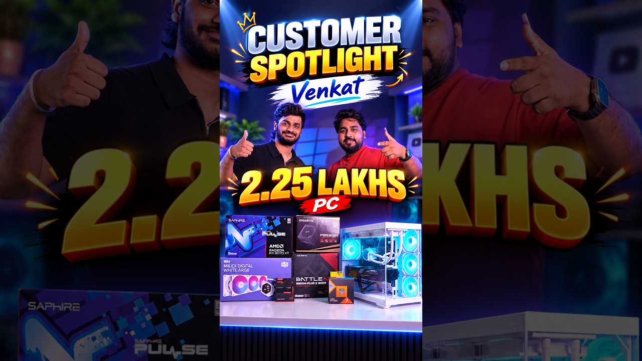 Customer Spotlight: Venkat's ₹2.25 Lakh Dream Gaming PC | Discovered Us Through ChatGPT & Gemini AI