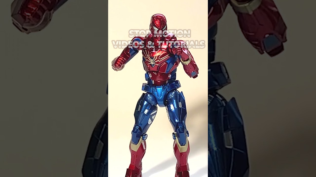 SPIDERMAN IRONMAN MARVEL Stop Motion Videos & Tutorials #Shorts