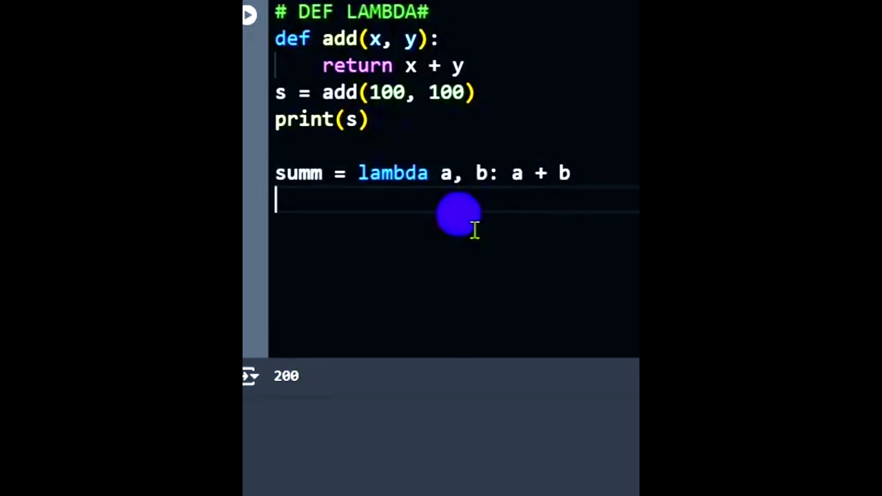Python Lambda #pythonprogramming #coding #python