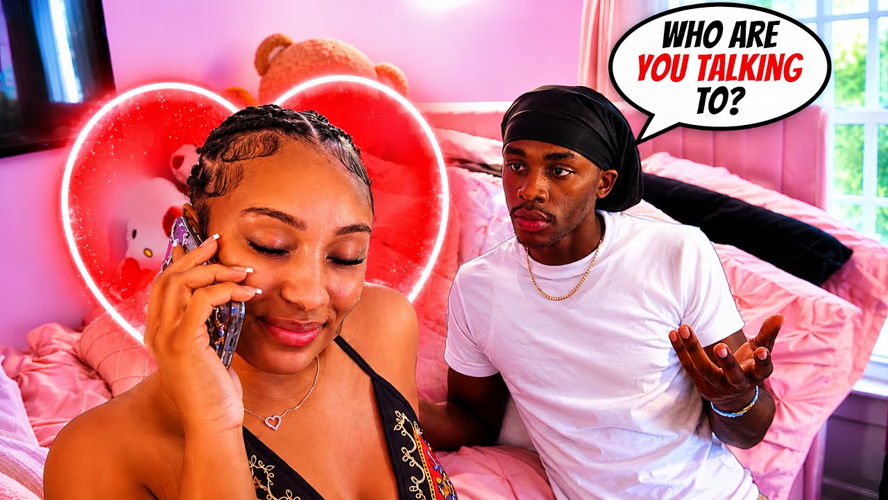 Prymr flirting with a guy PRANK on Boyfriend *HE CRASHED OUT*
