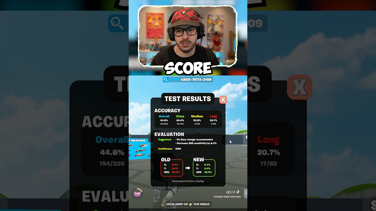 Improve *INSTANTLY* With this Sensitivity Test in Fortnite