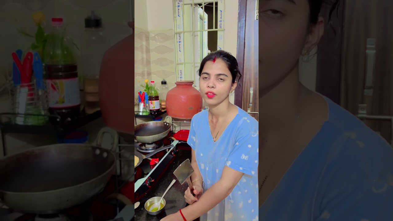 पत्नी महारानी को ये बढ़िया जुगाड़ मिल गया है साउथ आकर 😂😂