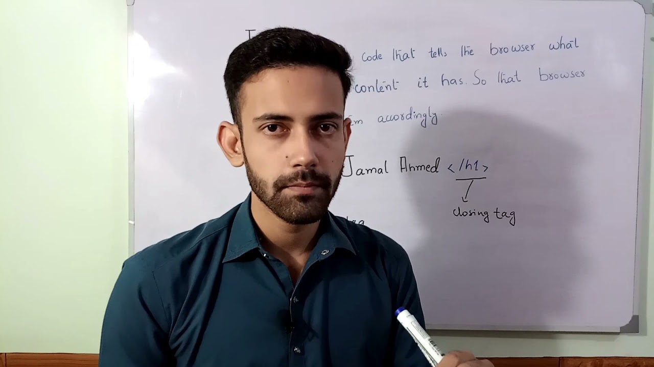 HTML5 tags | Tags in HTML5 | section 1/ video 2
