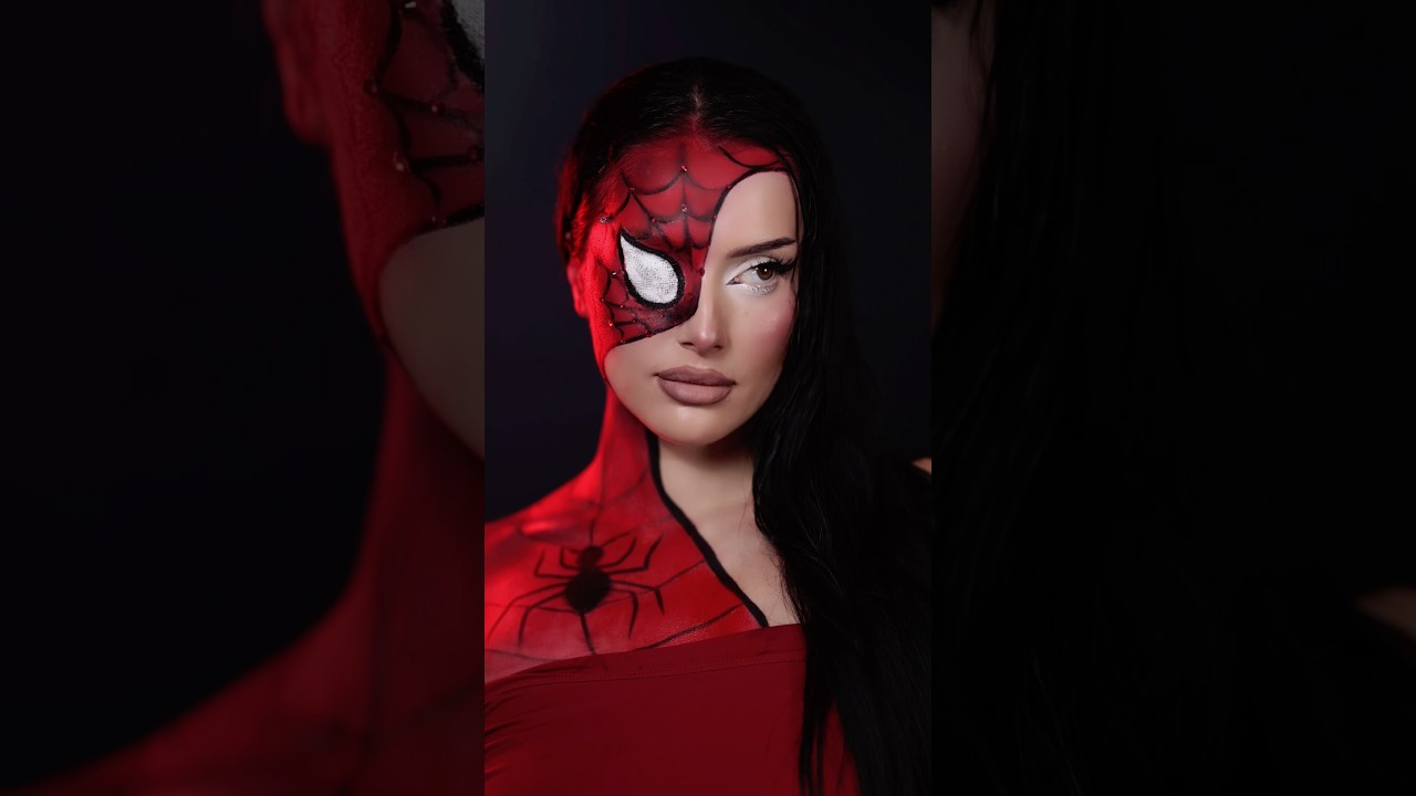 Do you like the makeup ?🥹 #SPIDERMAN #makeup #transition