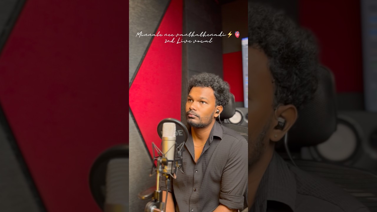 Minnale nee vanthathenadi⚡️🫀 2nd Live vocal🎙️ #shorts #shortsviral #vocal #singing #viral