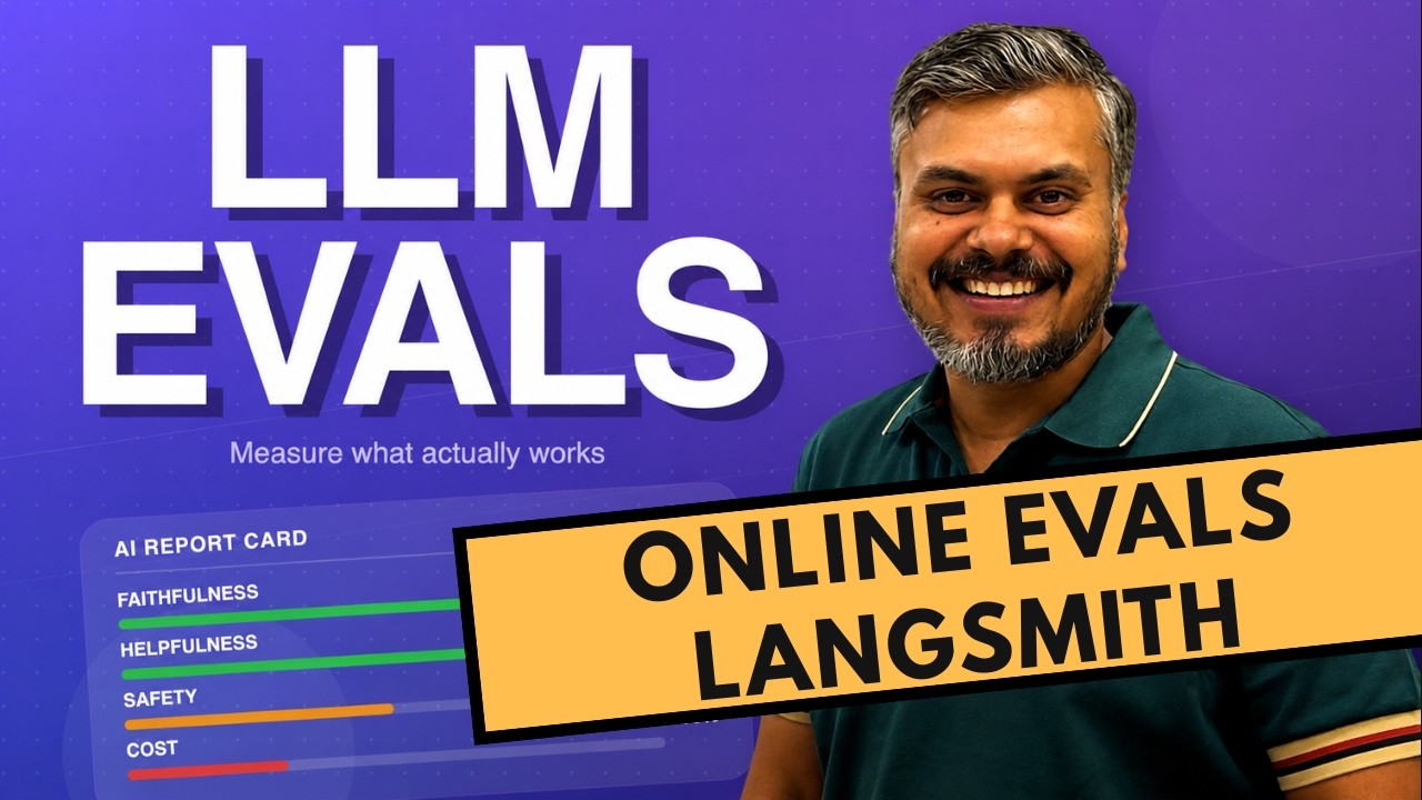 Online RAG Evaluation: Monitoring Production LLMs with LangSmith with Code Demo | CampusX