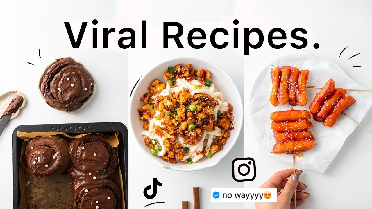 7 Viral Recipes that Actually Work. (easy, vegan & life changing)
