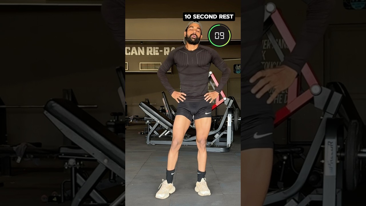 Easy Leg Workout 🦵🔥No Equipment Needed 💪. #LegWorkout #HomeWorkout #NoEquipment #Fitness #Workout